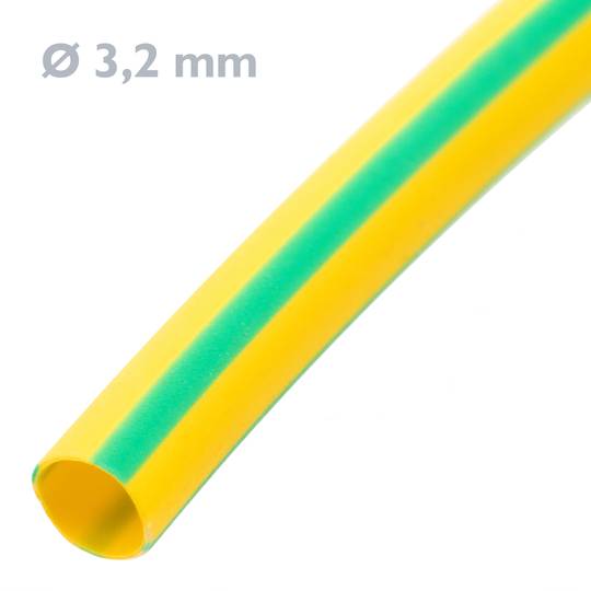 Schrumpfschlauch 3: 1 gelb-grün LSHF Spule 3,2 mm 3m