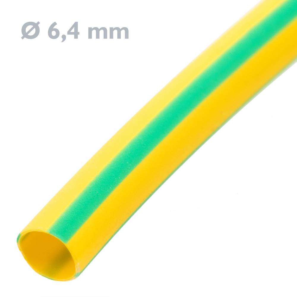 Termoretr Rohr Dysfunktion 3: 1 LSHF gelb-grün 3m 6,4 mm Spule