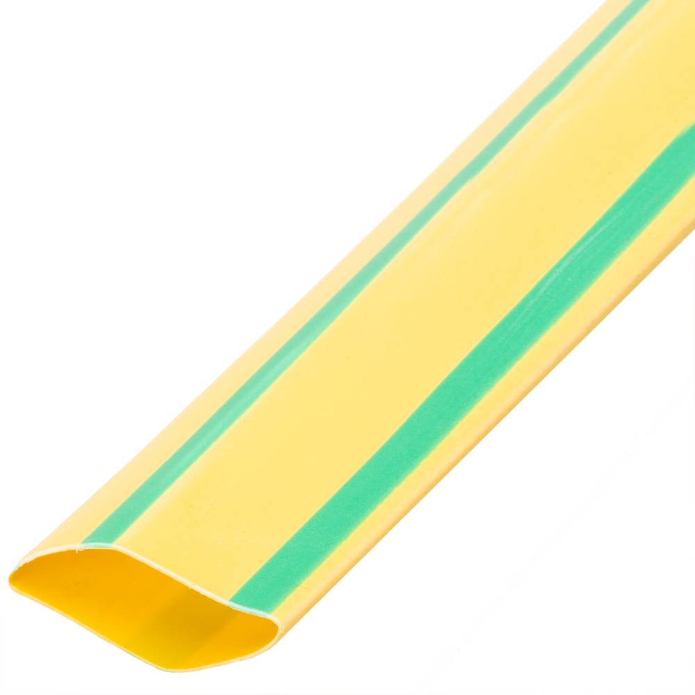 Tubo termoretr ctil 3:1 LSHF amarillo-verde de 19,1mm bobina 3m