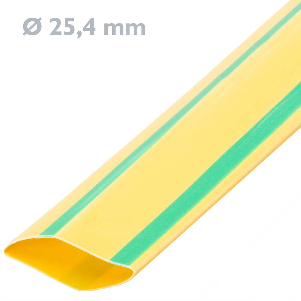 Termoretr Rohr Dysfunktion 3: 1 LSHF gelb-grün 25,4 mm Spulen 3m
