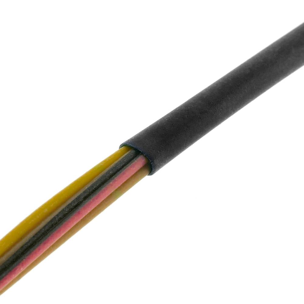 Tubo termoretráctil negro de 2,0 mm en bobina de 15 m