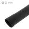 Tubo termoretráctil negro de 2,0 mm en bobina de 15 m