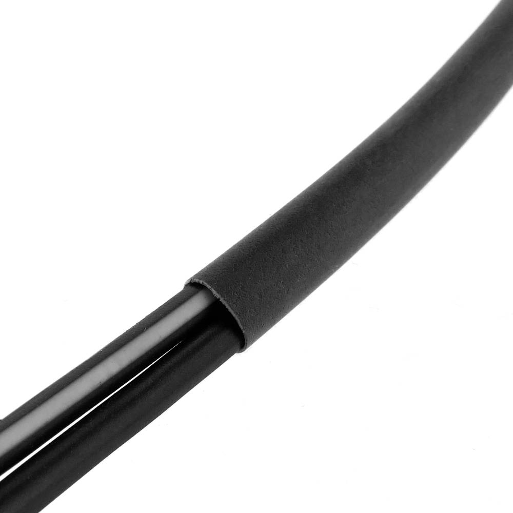 Tubi termorestringenti nero 6,0 millimetri rotolo di 12 m