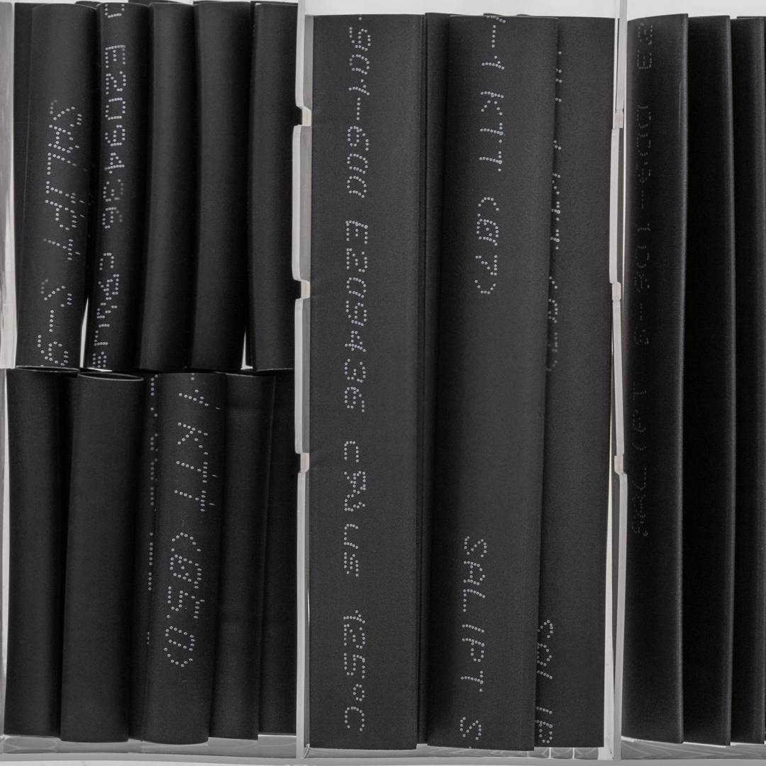 Kit krimpkous 10cm Zwart 100 stuks