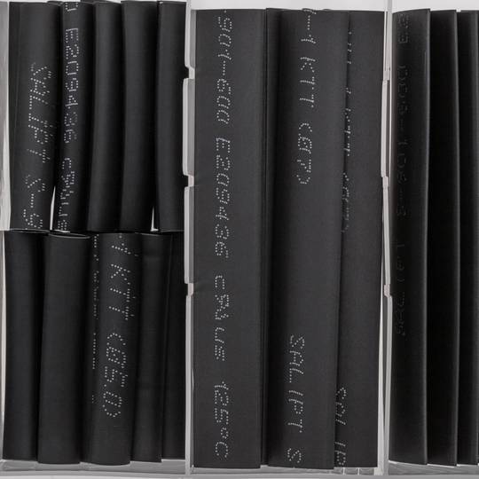 Kit krimpkous 10cm Zwart 100 stuks