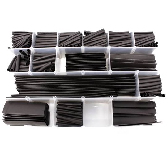 Caixa tub termoretràctil negre 595 unitats 40m