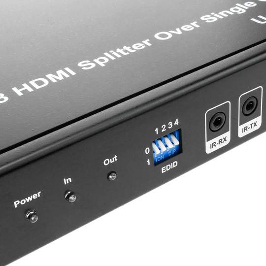 1 In 2 Out HDMI Splitter Amplifier Duplicator Cable Full HD 1080p 3D V1.4  DVD AU