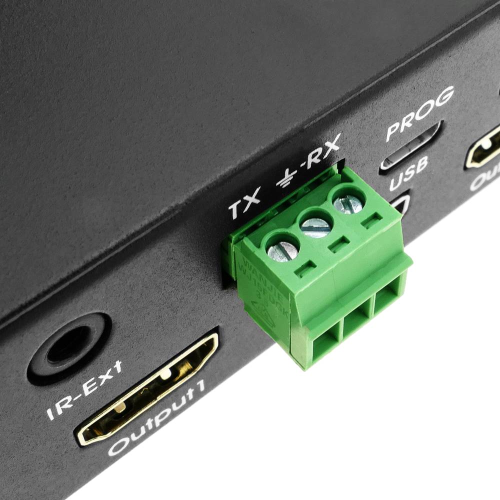 Compartidor matrix 4x4 Conmutador matricial de vídeo HDMI 2.0 4K@60hz HDR
