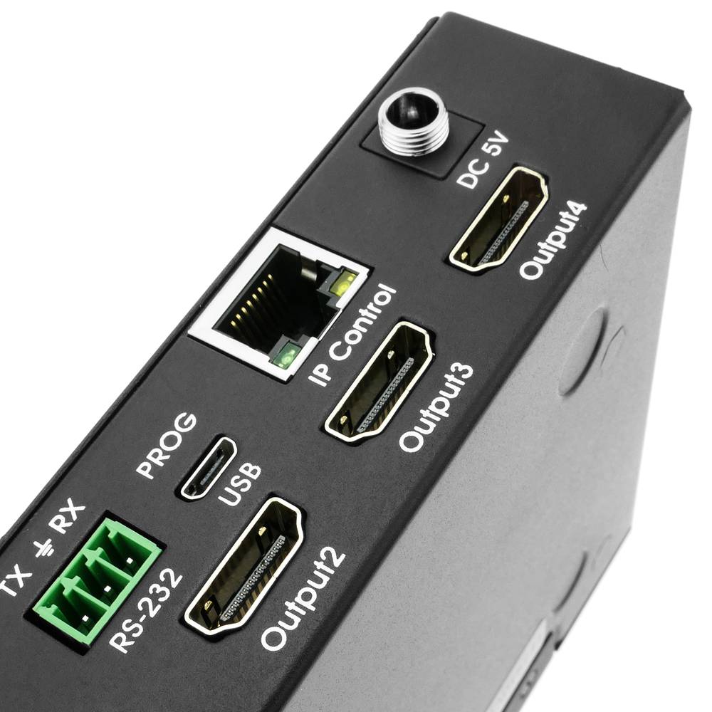 Compartidor matrix 4x4 Conmutador matricial de vídeo HDMI 2.0 4K@60hz HDR