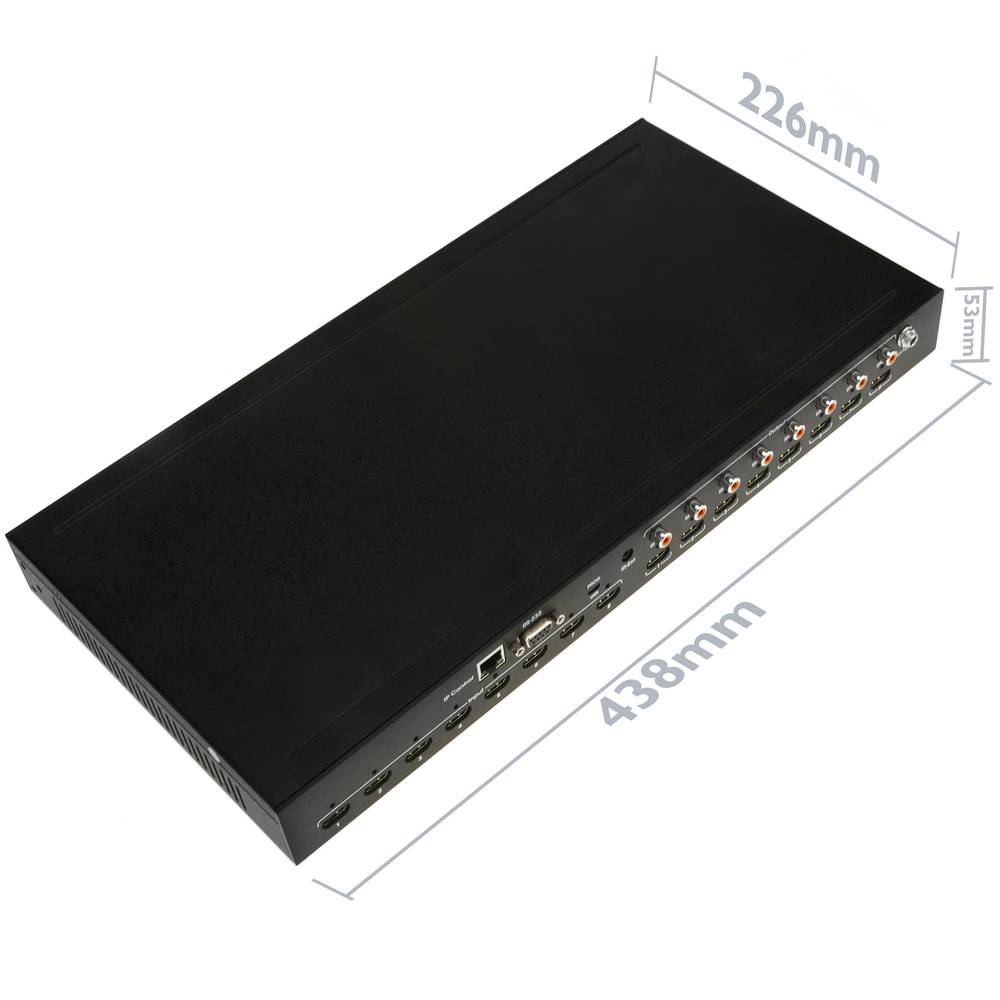 Video Matrix 8x8 Schalter HDMI 2.0 4K@60hz HDR