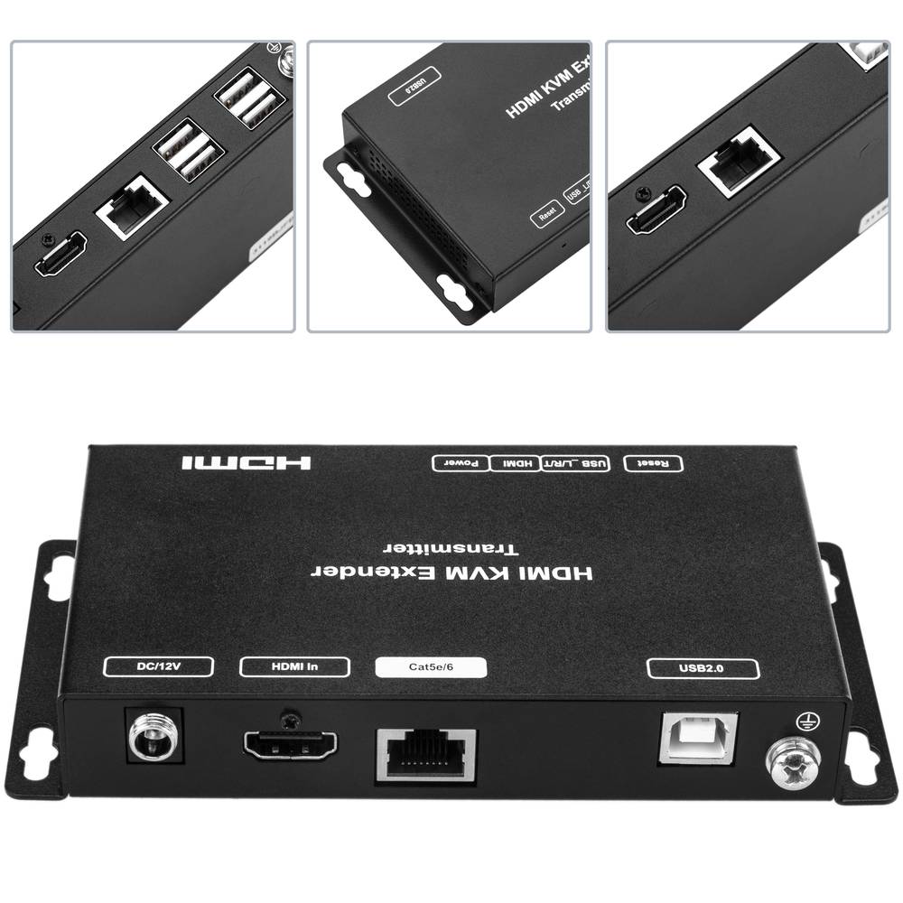 Oferta de trabajo Mojado Sada Extensor HDMI teclado y ratón Prolongador FullHD 1080p a través de cable  ethernet Cat.5e Cat.6 100m - Cablematic