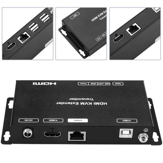 Extender HDMI clavier et souris Prolongateur FullHD 1080p via câble  Ethernet Cat.5e Cat.6 100m - Cablematic