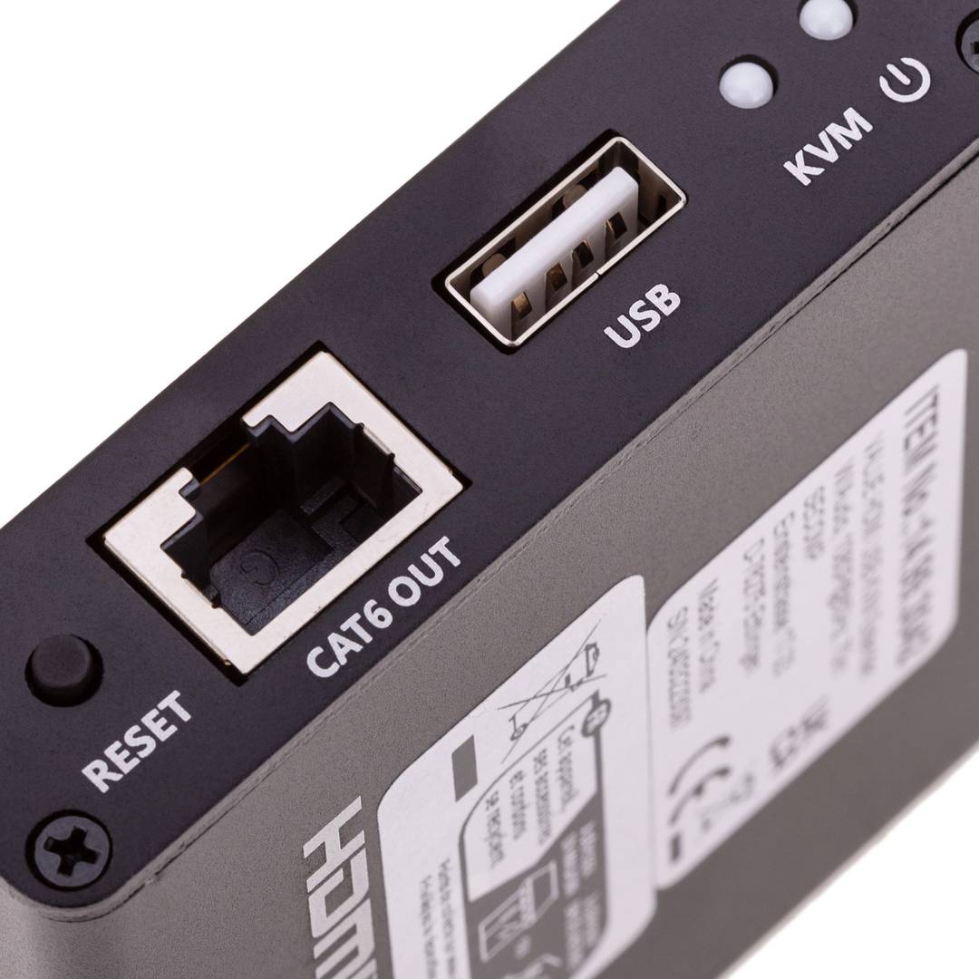 HDMI Tastatur und Maus Extender 4K UHD 1080p FullHD über Cat.6 Cat.6A Cat.7 Ethernet Kabel bis zu 70m