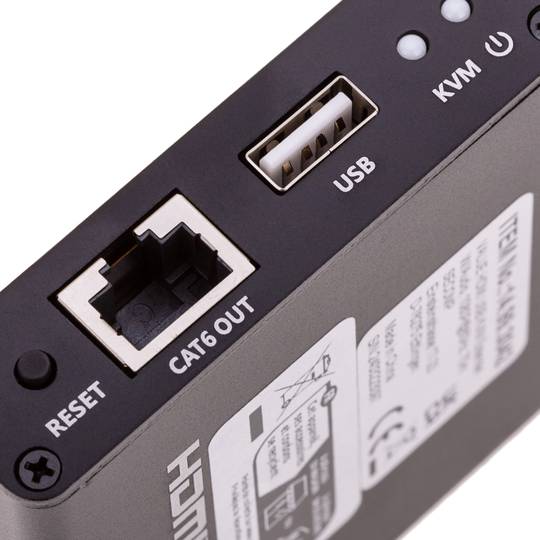 HDMI Tastatur und Maus Extender 4K UHD 1080p FullHD über Cat.6 Cat.6A Cat.7 Ethernet Kabel bis zu 70m