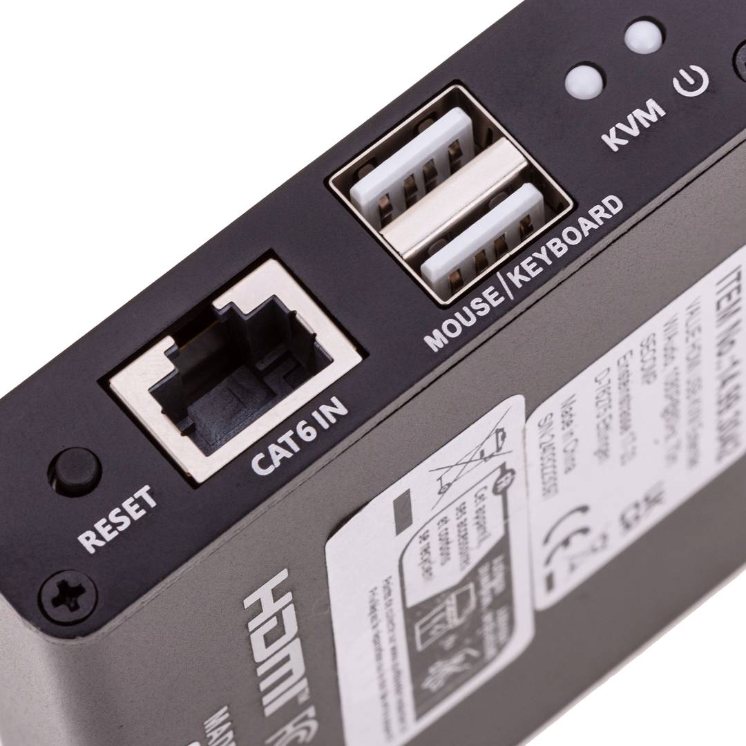 HDMI Tastatur und Maus Extender 4K UHD 1080p FullHD über Cat.6 Cat.6A Cat.7 Ethernet Kabel bis zu 70m