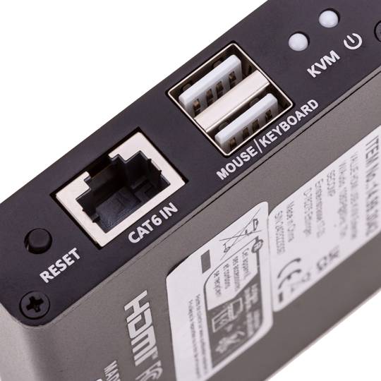 HDMI Tastatur und Maus Extender 4K UHD 1080p FullHD über Cat.6 Cat.6A Cat.7 Ethernet Kabel bis zu 70m