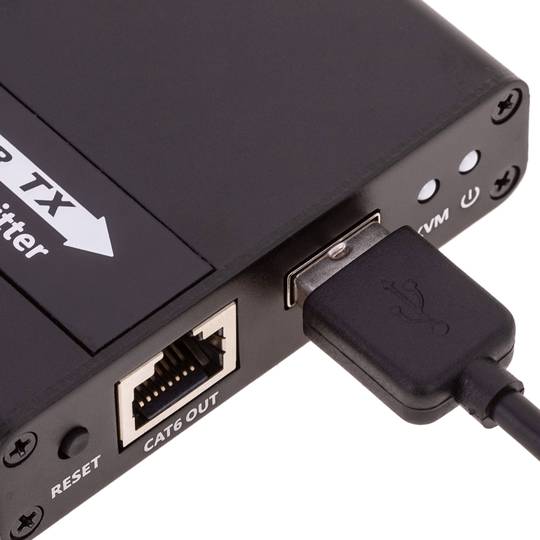 HDMI Tastatur und Maus Extender 4K UHD 1080p FullHD über Cat.6 Cat.6A Cat.7 Ethernet Kabel bis zu 70m