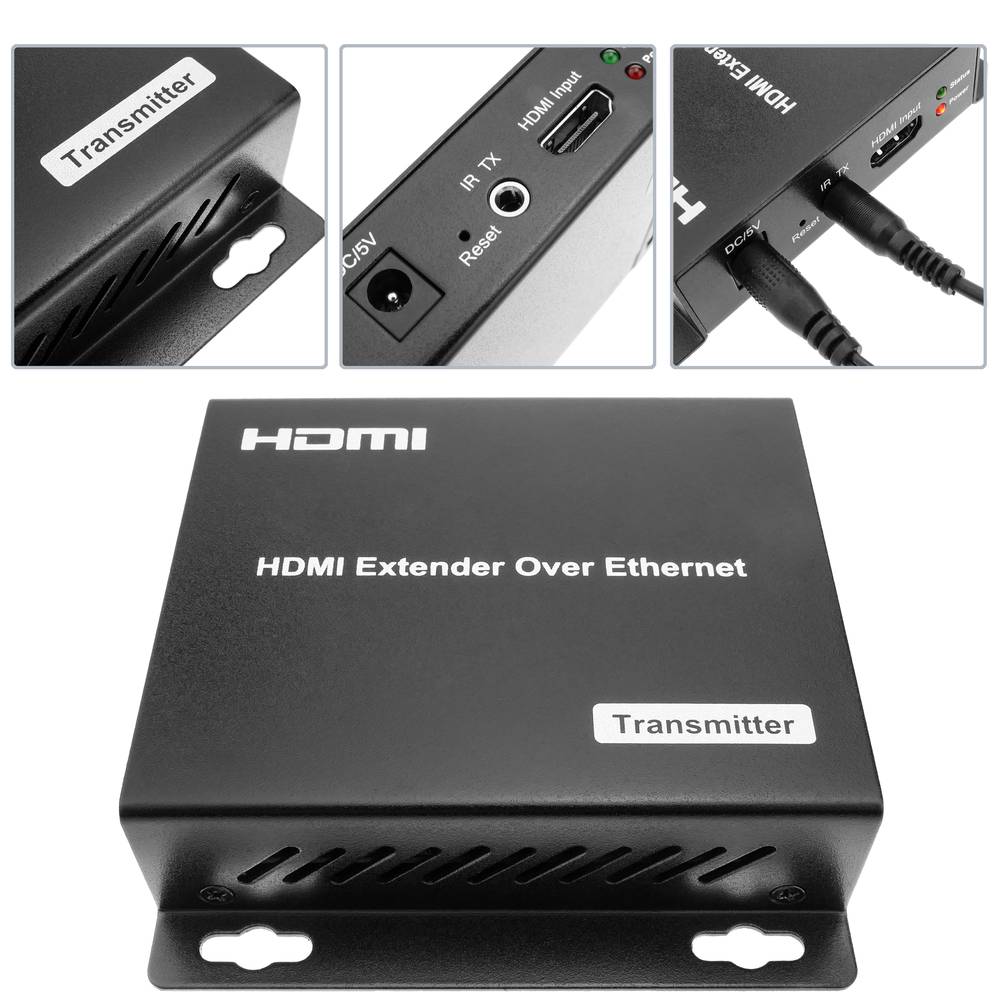 Extender HDMI Prolongateur FullHD 1080p via câble Ethernet Cat.5e Cat.6 120m  - Trasmettitore - Cablematic