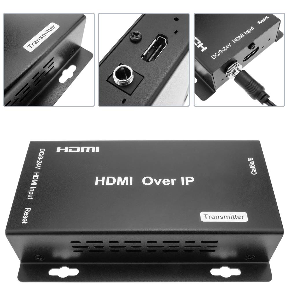 Extensor Hdmi Prolongador Fullhd 1080p A Través De Cable Ethernet Cat 5e Cat 6 120m Tx