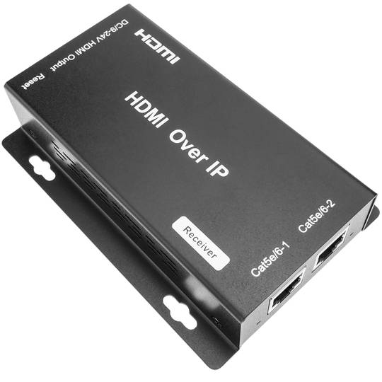 HDMI extender FullHD 1080p via cat.5e Cat.6 ethernet cable 120m - Receiver daisy chain