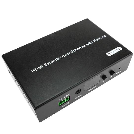 Wireless HDMI Extender Kit, IR Control, Dual Antennas, 125-ft.