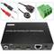 Extensor HDMI 1080p a través de cable ethernet Cat.5e Cat.6 120m - Transmisor Control remoto H.264