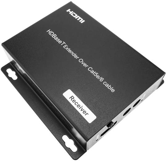 HDMI-extender UltraHD 4K 2K FullHD 1080p Cat.5e Cat.6 compatibel met HDBaseT HDBT 70m - ontvanger