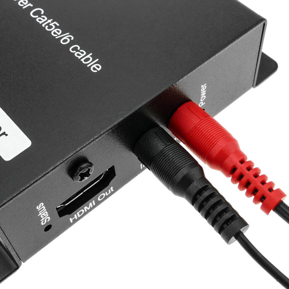 HDMI-extender UltraHD 4K 2K FullHD 1080p Cat.5e Cat.6 compatibel met HDBaseT HDBT 70m - ontvanger