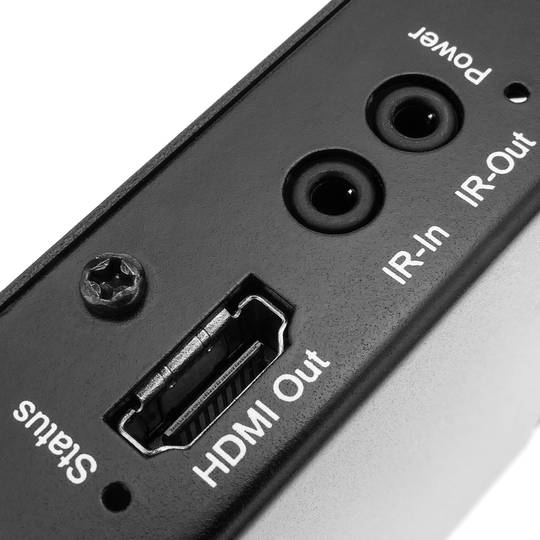 Extensor HDMI UltraHD 4K 2K FullHD 1080p Cat.5e Cat.6 compatível com HDBaseT HDBT POC 100m - receptor