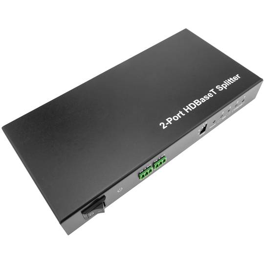 Estensore HDMI UltraHD 4K 2K FullHD 1080p Cat.5e Cat.6 compatibile con HDBaseT HDBT 100m - trasmettitore a 2 porte