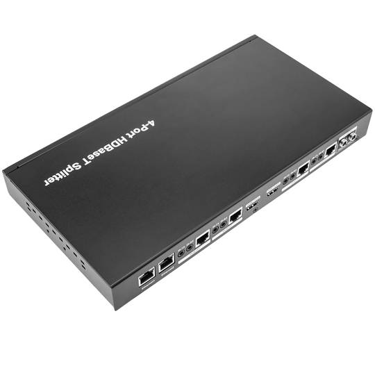 Extensor HDMI UltraHD 4K 2K FullHD 1080p Cat.5e Cat.6 compatível com HDBaseT HDBT 100m - transmissor de 4 portas