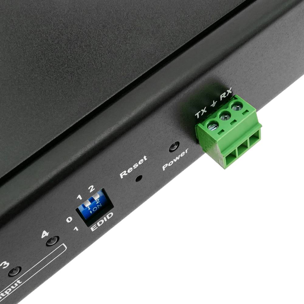 Extensor HDMI UltraHD 4K 2K FullHD 1080p Cat.5e Cat.6 compatível com HDBaseT HDBT 100m - transmissor de 4 portas