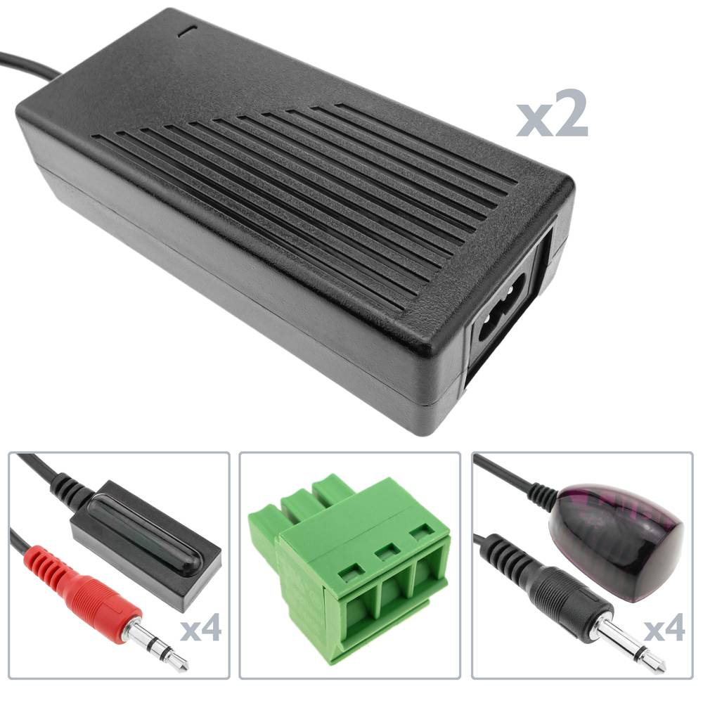 Extensor HDMI UltraHD 4K 2K FullHD 1080p Cat.5e Cat.6 compatível com HDBaseT HDBT 100m - transmissor de 4 portas