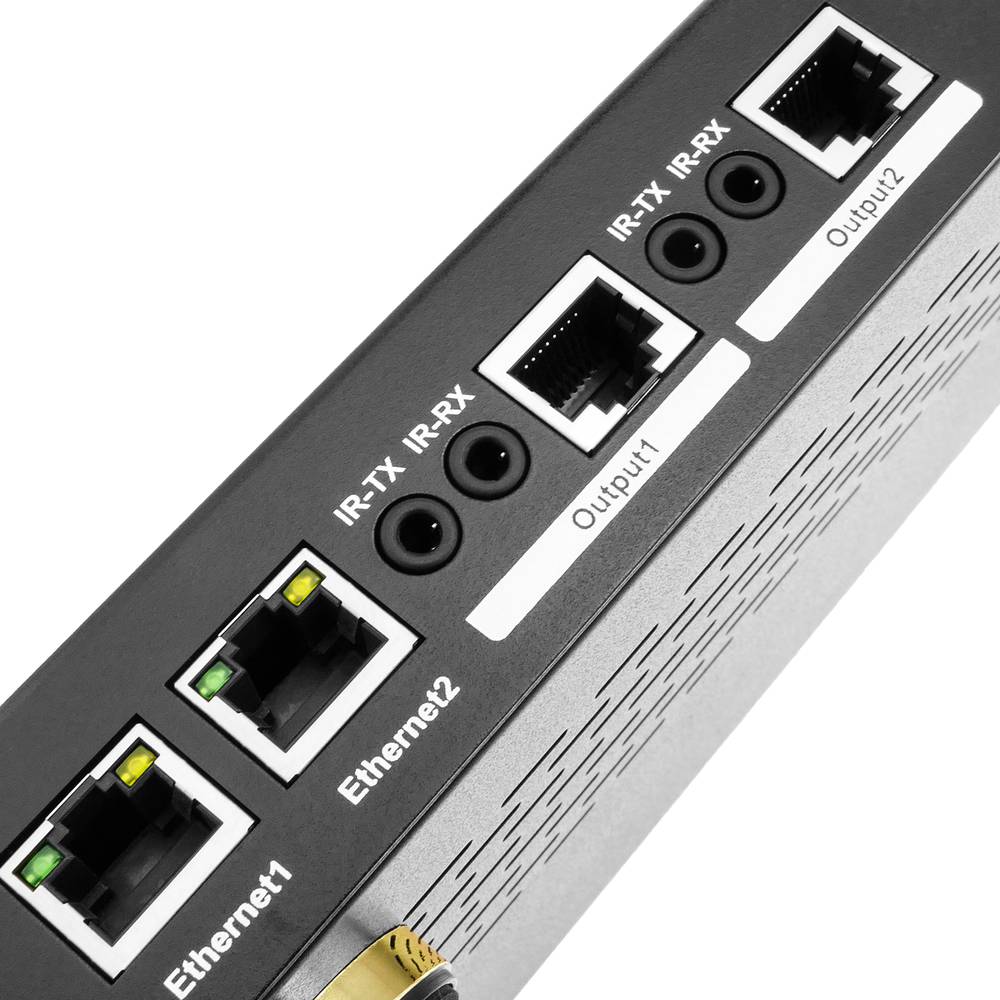 Extensor HDMI UltraHD 4K 2K FullHD 1080p Cat.5e Cat.6 compatível com HDBaseT HDBT 100m - transmissor de 4 portas