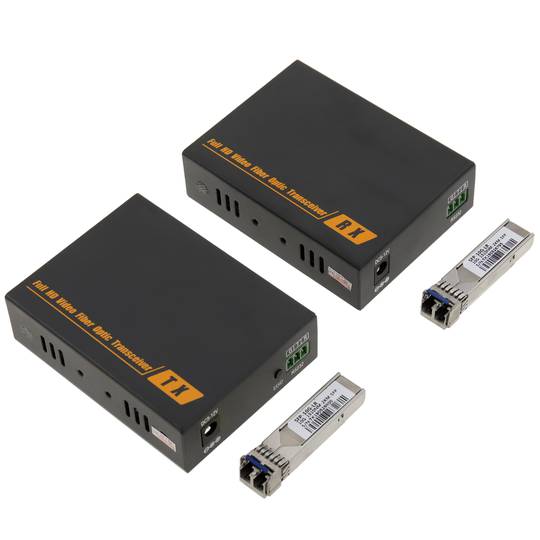 Extender HDMI Ultra HD 4K por LC fibra óptica monomodo duplex 2 km