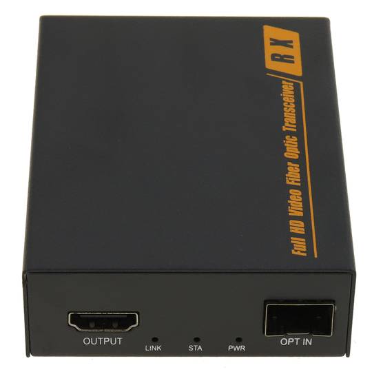 Extender HDMI Ultra HD 4K por LC fibra óptica monomodo duplex 2 km