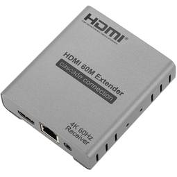 Receptor para Extensor HDMI 2.0  a través de cable Ethernet (RJ45) Cat5e/6 hasta 60 metros 4K@60Hz
