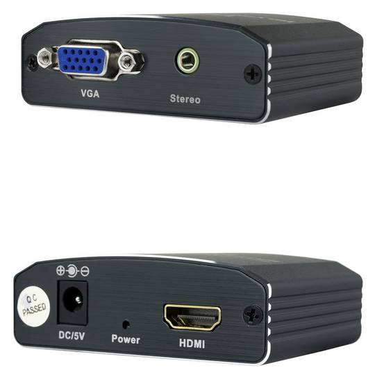 Convertidor VGA i àudio a HDMI