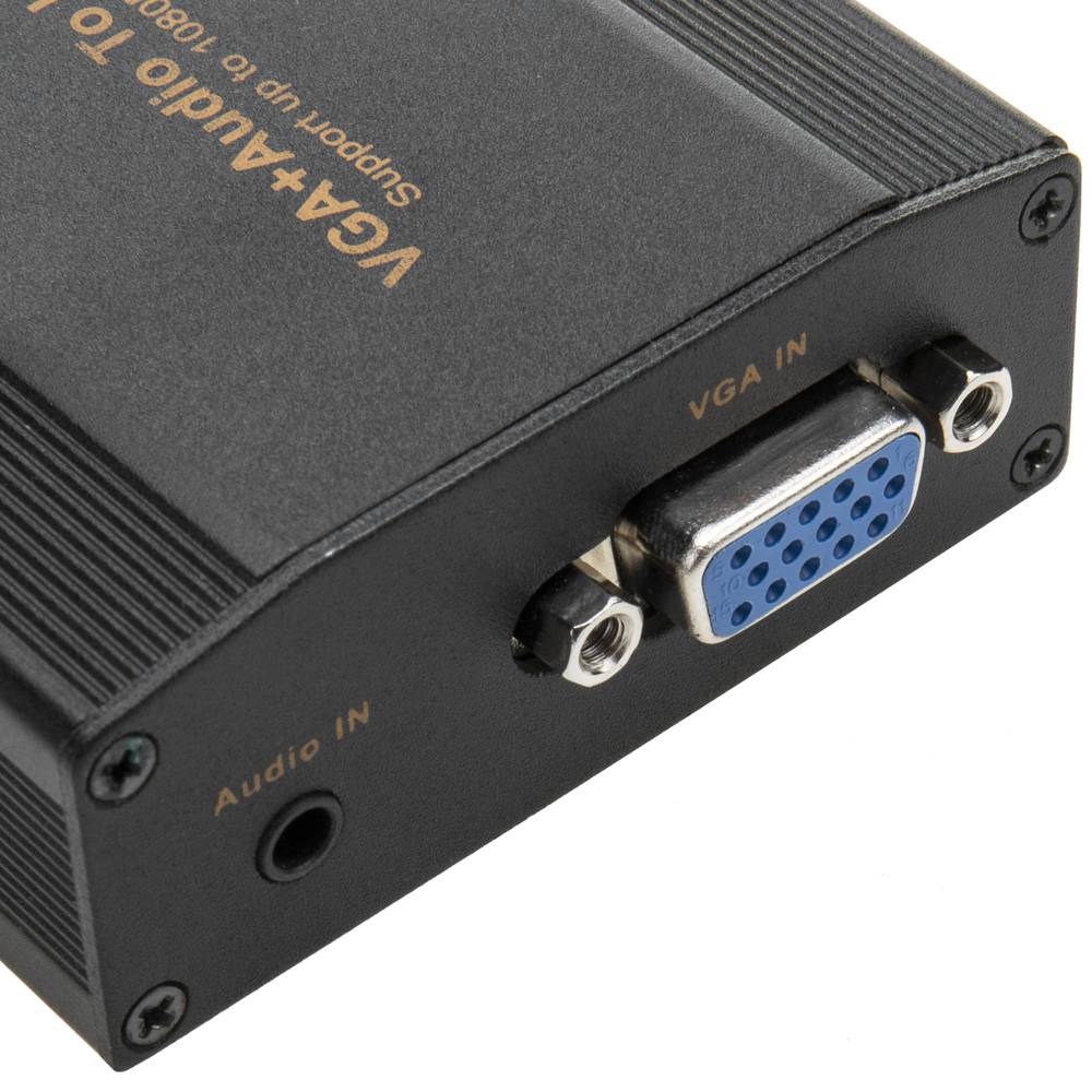 Convertidor VGA i àudio a HDMI