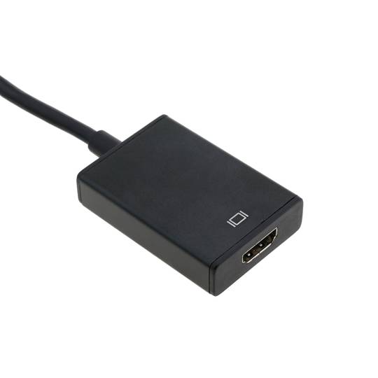 Adaptador VGA a HDMI HD VGA R/L Audio y Video Convertidor a HDMI  Adaptador Caja para PC Portátil a HDTV Proyector : Electrónica