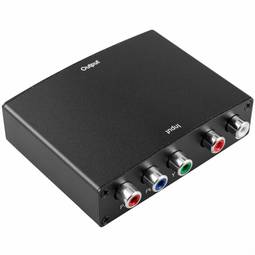 Conversor RGB YPbPr con audio a HDMI (5 RCA a 1 HDMI)