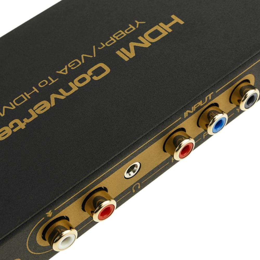 VGA RGB YPbPr to HDMI digital audio and video 1080p converter switch