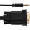 Cabo HDMI para VGA com áudio e alimentação USB de 1,5 m