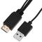 Cabo HDMI para VGA com áudio e alimentação USB de 1,5 m