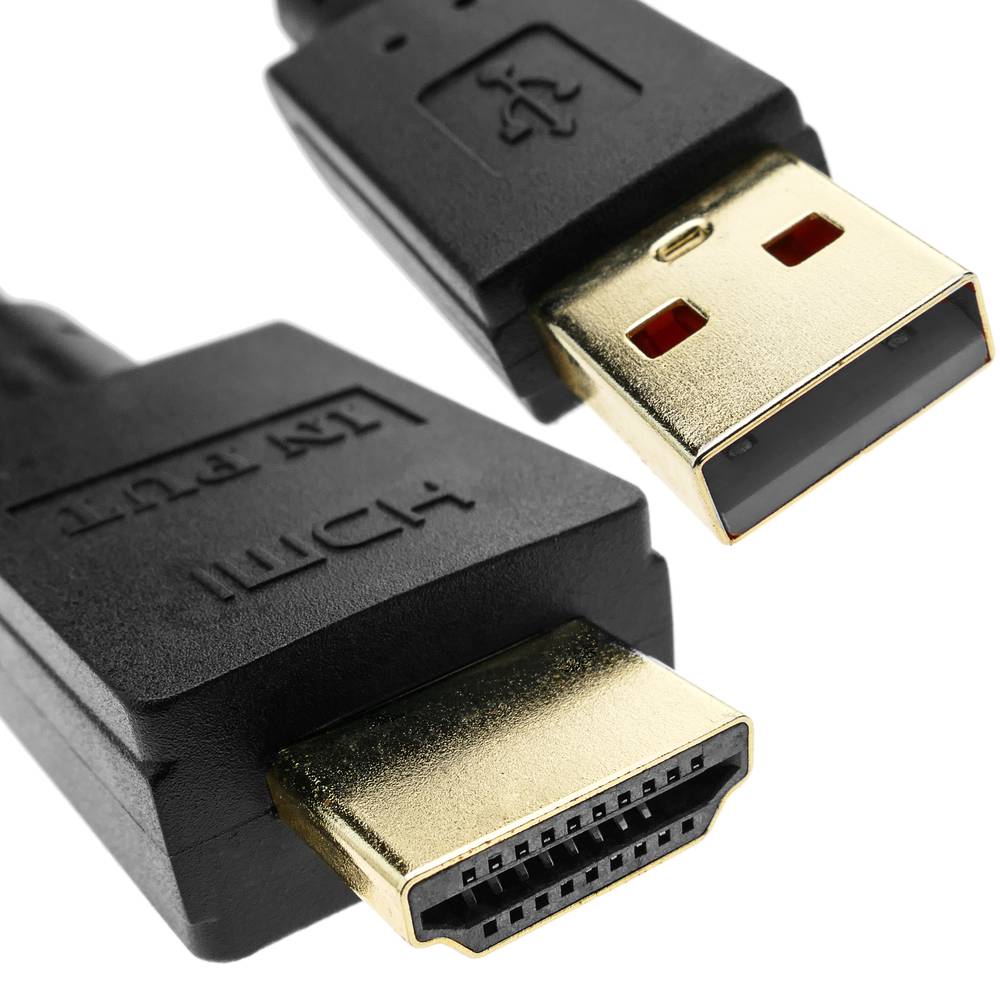 Kabel konwertera HDMI na VGA z dźwiękiem i zasilaniem USB 3 m