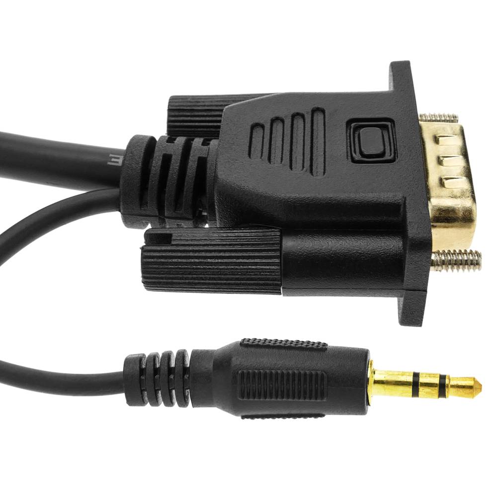 Kabel konwertera HDMI na VGA z dźwiękiem i zasilaniem USB 3 m