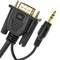 Kabel konwertera HDMI na VGA z dźwiękiem i zasilaniem USB 3 m