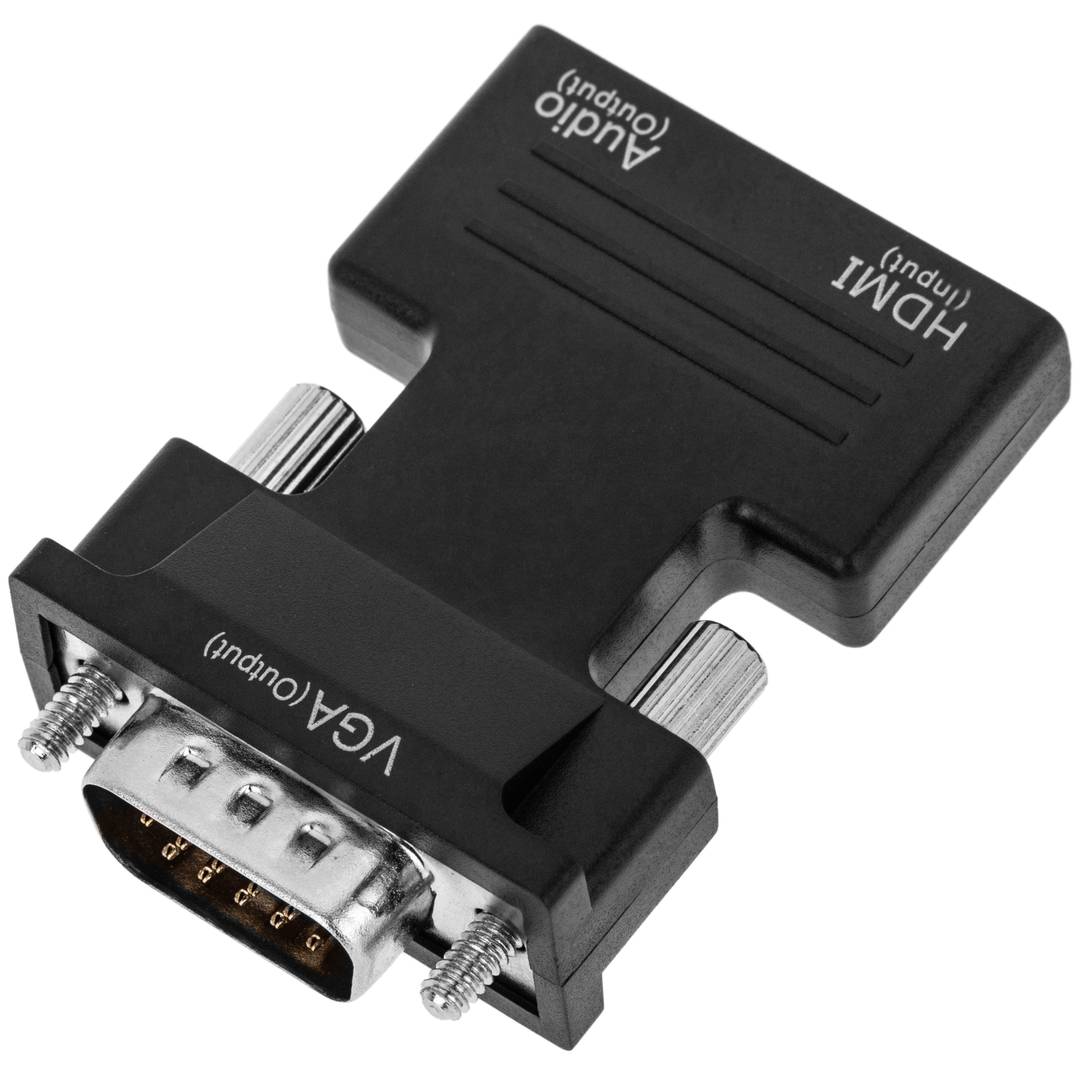 Convertisseur - HDMI to VGA - Avec audio - NOIR