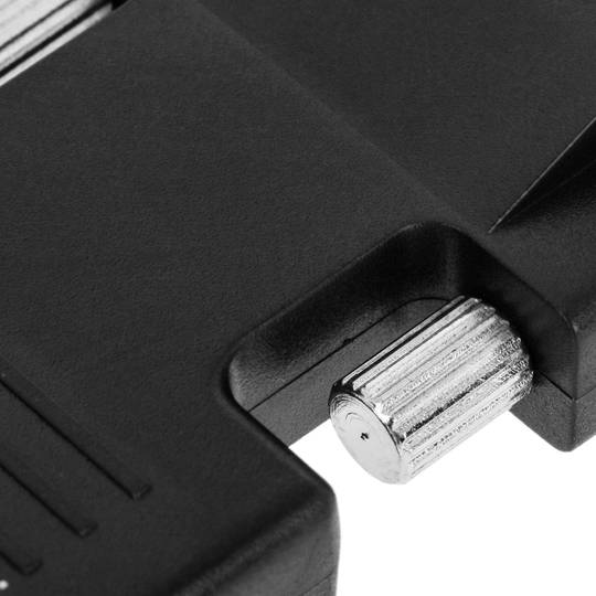 Convertitore da HDMI a VGA con audio stereo analogico nero