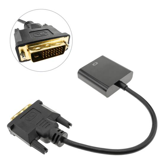 DisplayPort to VGA Converter v1.2 15 cm - DisplayPort Cables - Multimedia  Cables - Cables and Sockets